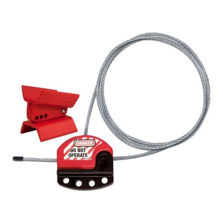 Master Lock Master Lock Butterfly Valve Lockout Device w/ 3-Foot Cable Lockout S3921